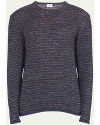 Inis Meáin - Linen Knit Crewneck Sweater - Lyst