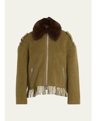 3.1 Phillip Lim - Wool-Blend Scarf-Hem Jacket - Lyst