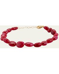 JIA JIA - Large Ruby Candy Bracelet - Lyst