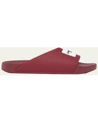 Givenchy - Logo Label Slide Sandals - Lyst
