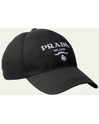 Prada - Embroidered Logo Baseball Hat - Lyst
