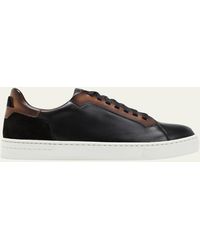 Magnanni - Amadeo Bicolor Leather Low-top Sneakers - Lyst