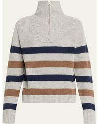 Kule - The Morgan Wool And Cashmere Quarter-zip Sweater - Lyst