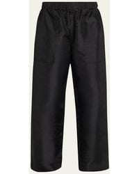 Jonathan Simkhai - Arden Taffeta Pull-On Pants - Lyst