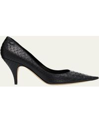 The Row - Liisa Python Stiletto Pumps - Lyst
