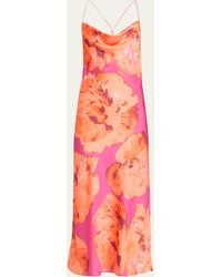 Ramy Brook - Averi Watercolor Bloom Slip Dress - Lyst
