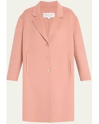 Michael Kors - Single-Breasted Wool Long Slouch Coat - Lyst
