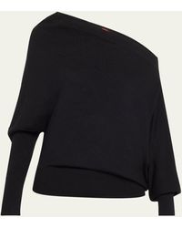 Altuzarra - Grainge Cashmere Off-shoulder Sweater - Lyst