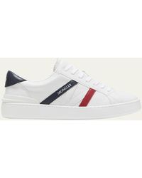 Moncler - Monaco Low-top Leather Sneakers - Lyst