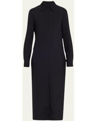 The Row - Mable Long-sleeve Maxi Shirtdress - Lyst