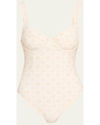 Jonathan Simkhai - Lexi Bustier One-Piece Swimsuit - Lyst