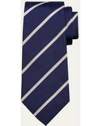 Ralph Lauren - Diagonal Striped Silk Tie - Lyst