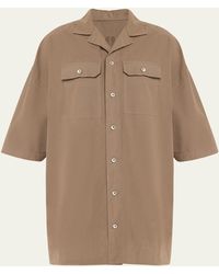 Rick Owens - Magnum Tommy Oversized Camp Shirt - Lyst