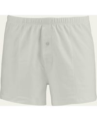 Hanro - Sporty Mercerized Cotton Boxers - Lyst