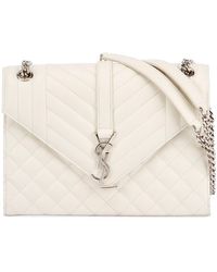saint laurent v flap monogram medium envelope shoulder bag