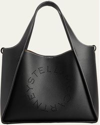 Stella McCartney - Perforated Logo Faux-leather Crossbody Bag - Lyst