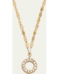 Lana Jewelry - Flawless 14k Gold Open Circle Pendant Necklace - Lyst