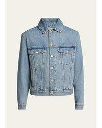 Loewe - Anagram Elbow Trucker Jacket - Lyst