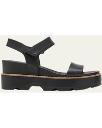 Sorel - Joani Leather Grip Comfort Sandals - Lyst