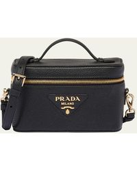 Prada - Flou Leather Vanity Case - Lyst