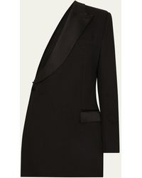 Dolce & Gabbana - Gabardine One-shoulder Jacket - Lyst