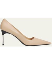 Gucci - 85Mm Trinity Leather Pointed-Toe Pumps - Lyst