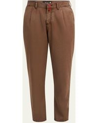 Kiton - Wool Pleated Four-Pocket Pants - Lyst