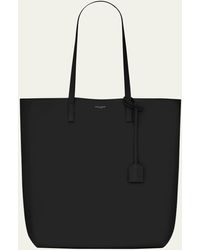 Saint Laurent - Shopping North- South Toy Tote Bag In Smooth Leather - Lyst