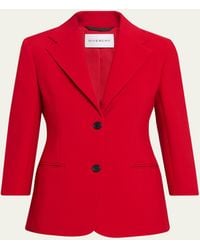 Givenchy - Single-Breasted Blazer Jacket - Lyst