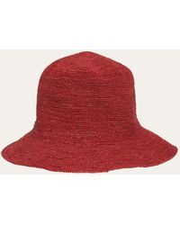 Loro Piana - Airi Crochet Straw Bucket Hat - Lyst