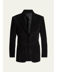 Tom Ford - Suede Single-Breasted Blazer - Lyst