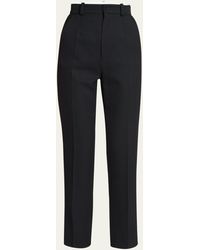 Victoria Beckham - Cropped Kick-flare Trousers - Lyst