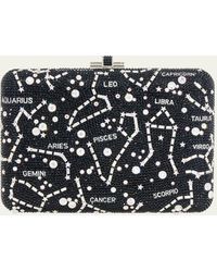 Judith Leiber - Slim Slide Zodiac Sign Constellations Clutch With Removable Chain Strap - Lyst