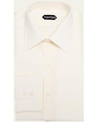 Tom Ford - Cotton-silk Slim Fit Dress Shirt - Lyst