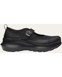 Comme des Garçons - Mary Jane Leather Platform Sneakers - Lyst