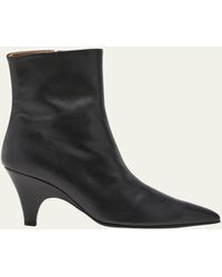 Reike Nen - Tae-ri Curvy Leather Ankle Boots - Lyst