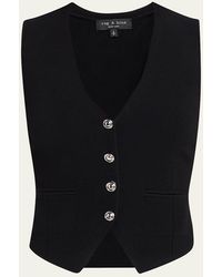 Rag & Bone - Ella Wool-Blend Vest - Lyst