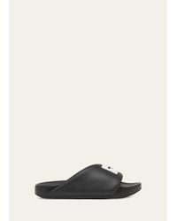 Givenchy - Logo Label Slide Sandals - Lyst