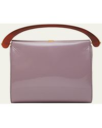 Dries Van Noten - Crisp Patent Leather Top-handle Bag - Lyst