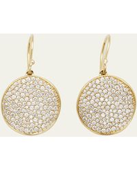 Ippolita - Medium Flower Drop Earrings In 18k Gold With Diamonds - Lyst
