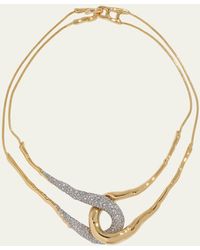 Alexis - Solanales Crystal Interlock Necklace - Lyst