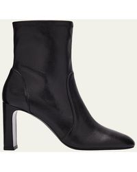 Stuart Weitzman - Babette Leather Booties - Lyst
