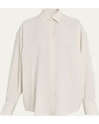 TOTEME - Striped Oversized Button-Down Shirt - Lyst