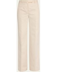 The Row - Banew Pleated Wide-leg Wool Trousers - Lyst