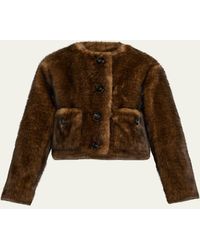 Marc Jacobs - Teddy Cropped Jacket - Lyst