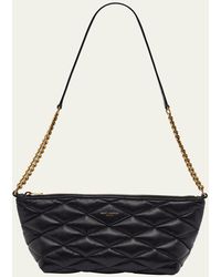 Saint Laurent - Ziptop Mini Shoulder Bag In Quilted Smooth Leather - Lyst