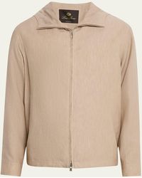 Loro Piana - Dennis Linen Full-Zip Blouson - Lyst