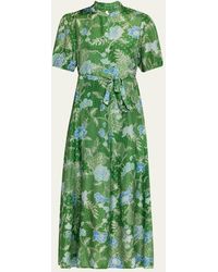 Hannah Artwear - Oceanus Silk Maxi Dress - Lyst