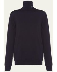 Prada - Superfine Wool Turtleneck Sweater - Lyst