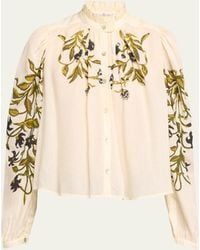Alix Of Bohemia - Annabel Olive Lily Valley Shirt - Lyst